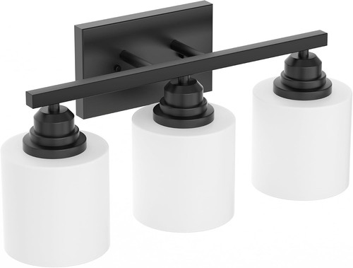 Sailstar matte black light - matte, 3-light