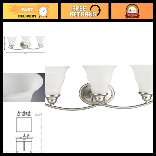 Light bath vanity - 3-light,